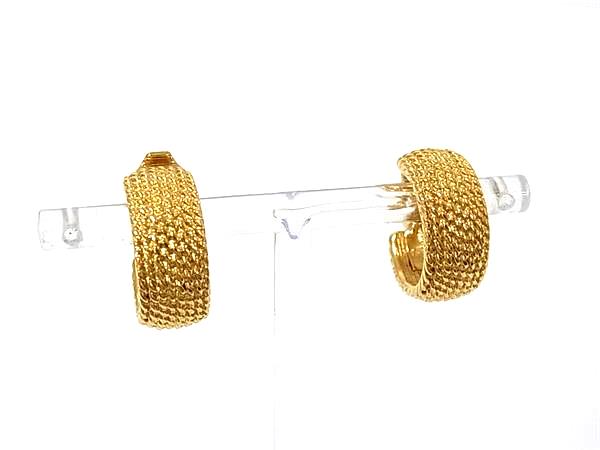 ■美品■ MONET モネ クリップ式 イヤリング アクセサリー レディース ゴールド系 DM9639