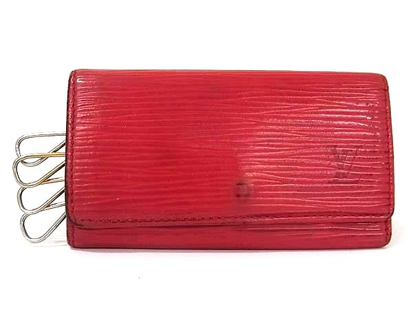 樂天商城 - LOUIS VUITTON ルイヴィトン M63827 エピ ミュルティクレ4 4連 キーケース 鍵入れ メンズ レディース カスティリアンレッド DM9734