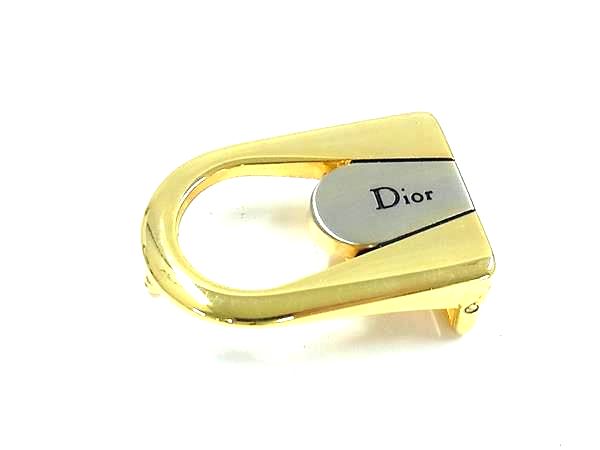 ■美品■ ChristianDior ディオール ヴィンテージ バックルのみ ベルトバックル ベルト金具 ビジネス 紳士 メンズ ゴールド系 DK5049