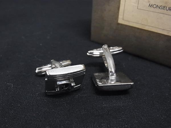 ChristianDior クリスチャンディオール ヴィンテージ カフスボタン カフリンクス アクセサリー メンズ シルバー系 DK5053