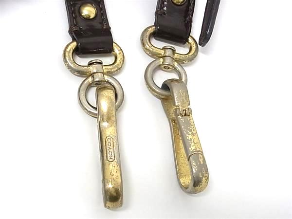 COACH コーチ パテントレザー バッグ用 ショルダーストラップ ショルダーベルト 斜...