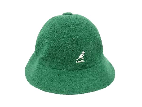 ■極美品■ KANGOL カンゴール モダクリル×アクリル バケットハット 帽子 表記サイズ M レディース メン..