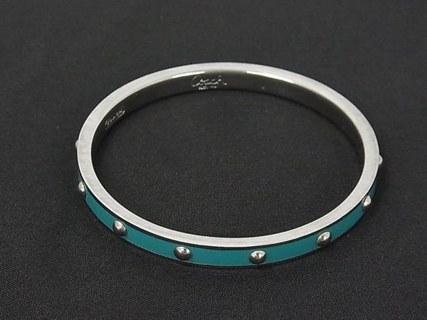 Other - COACH コーチ ブレスレット バングル アクセサリー レディース シルバー系×ブルー系 DM9608