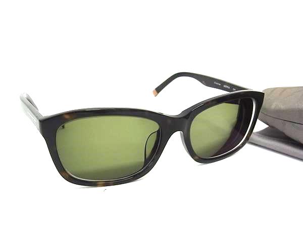 CALVIN KLEIN - ■美品■ Calvin Klein カルバンクライン 度入り サングラス メガネ 眼鏡 レディース ブラウン系 DN0332