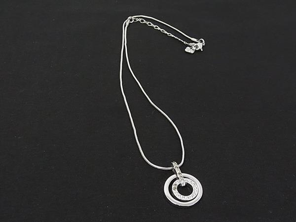 乐天商城 - SWAROVSKI スワロフスキー ラインストーン ネックレス ペンダント アクセサリー レディース シルバー系 DN0433