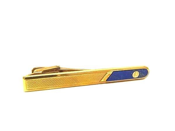 樂天商城 - dunhill ダンヒル タイクリップ ネクタイピン アクセサリー ビジネス 紳士 メンズ ゴールド系×ブルー系 DN0446