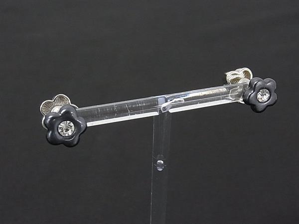 Other - ■美品■ MARY QUANT マリークワント パールデイジーデュオ ピアス アクセサリー レディース ブラック系×シルバー系 DN0556