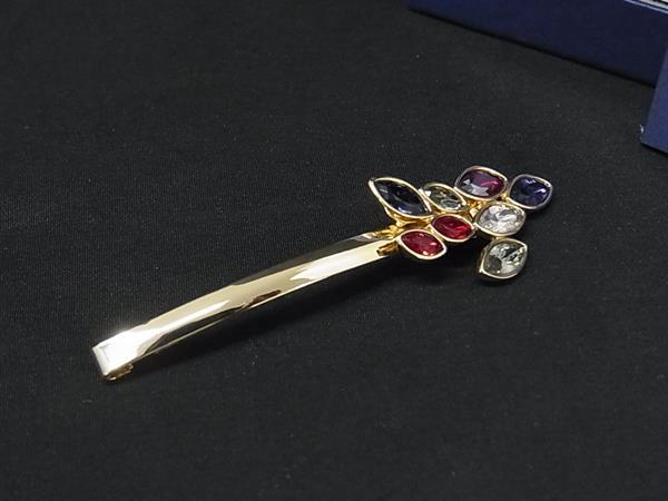 ■極美品■ SWAROVSKI スワロフスキー ヘアピン ヘアクリップ ヘアアクセサリー 髪留...