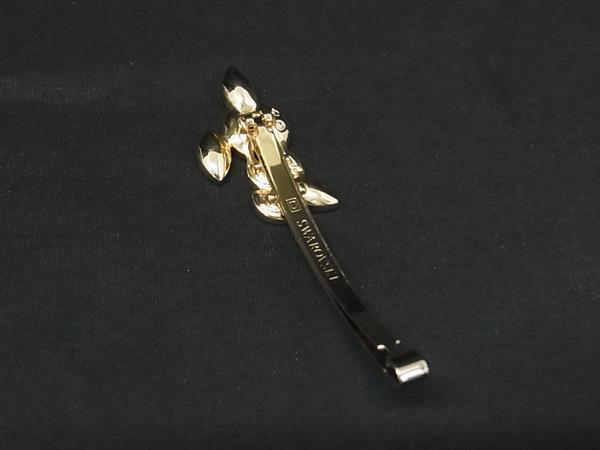 ■極美品■ SWAROVSKI スワロフスキー ヘアピン ヘアクリップ ヘアアクセサリー 髪留...