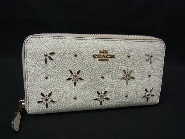 楽天市場】coach コーチ スタッズ ラウンドファスナー長財布（バッグ