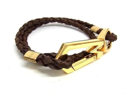 ■新品同様■ MARC JACOBS マークジェイコブス レザー 編み込み 2連 ブレスレット チョーカー アクセサリー ブラウン系 AU8012 ■新品同様■ MARC JACOBS マークジェイコブス レザー 編み込み 2連 ブレスレット チョーカー アクセサリー ブラウン系 AU8012