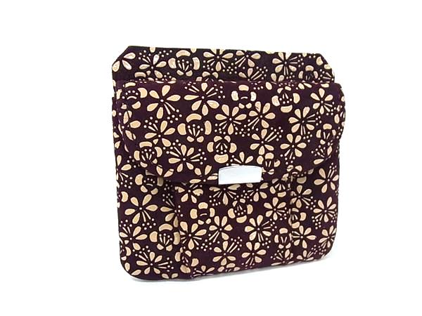 ■美品■ INDEN-YA 印傳屋 インデンヤ 鹿革×レザー 漆塗り 梅 マルチポーチ マルチケース 小物入れ ミニ..