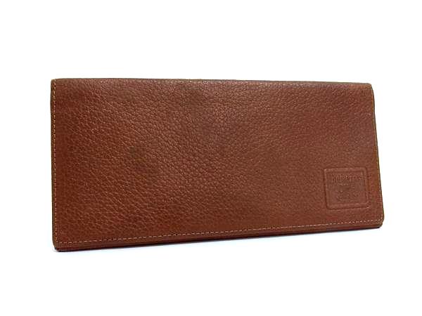 Burberrys バーバリーズ レザー 二つ折り 長財布 ウォレット 札入れ カード入れ メンズ ブラウン系 DJ2645