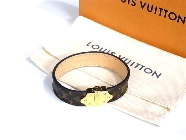 Jade - ■新品同様■ LOUIS VUITTON ルイヴィトン M6689 モノグラム ブラスレ スピリット ブレスレット アクセサリー ブラウン系 HA3921