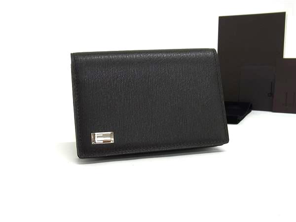 ■新品■未使用■ dunhill ダンヒル サイドカー レザー カードケース カード入れ 名刺入れ メンズ ダークブラウン系 BS0945
