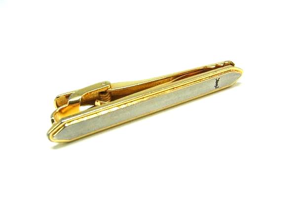 Other - YVESSAINTLAURENT イヴサンローラン ネクタイピン タイクリップ アクセサリー 紳士 ビジネス メンズ ゴールド系 DM8848