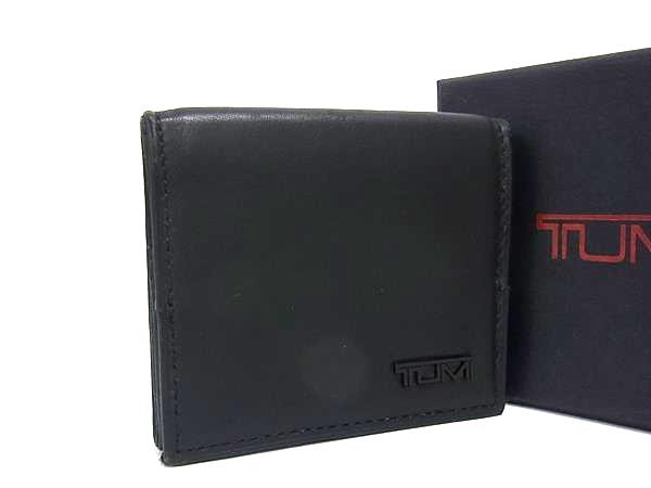 ■美品■ TUMI トゥミ 421410 レザー コインケース コインパース 小銭入れ メンズ ブ...
