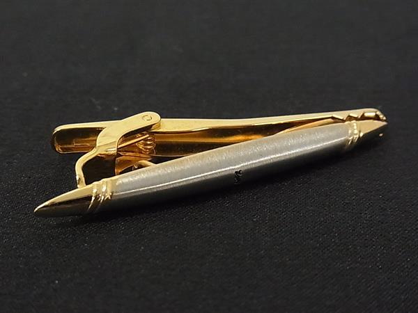 Hawaiian Jewelry - YVESSAINTLAURENT イヴサンローラン タイクリップ ネクタイピン アクセサリー ビジネス 紳士 メンズ シルバー系×ゴールド系 DN0177