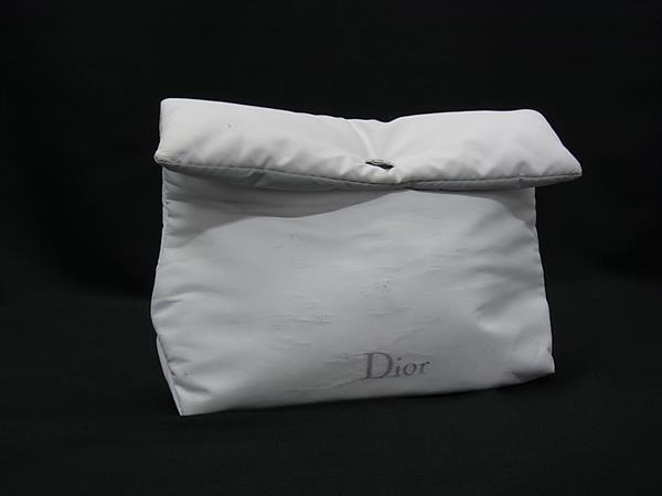 ChristianDior ディオール ナイロン マルチポーチ マルチケース 小物入れ レディース ホワイト系 DP6313
