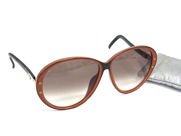 ChristianDior クリスチャンディオール ヴィンテージ 2276A 10 サングラス 眼鏡 めがね レディース メンズ7 ブラウン系 DD9326