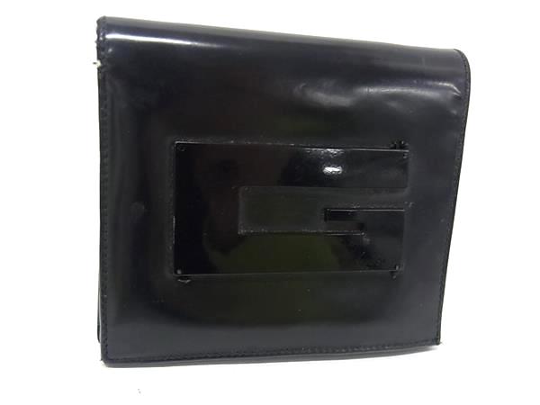 GUCCI グッチ レザー 二つ折り 財布 ウォレット 小銭入れ 札入れ カード入れ レディース ブラック系 DI7048