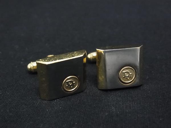 ChristianDior ディオール ヴィンテージ カフスボタン カフリンクス アクセサリー メンズ ゴールド系×シルバー系 DK7189