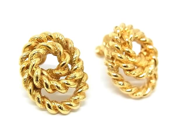 ■美品■ MONET モネ ピアス アクセサリー レディース ゴールド系 DK7346