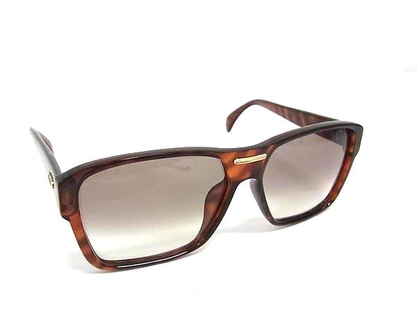 ■美品■ ChristianDior クリスチャンディオール 2386A 11 サングラス 眼鏡 メガネ レディース ブラウン系 DK7358