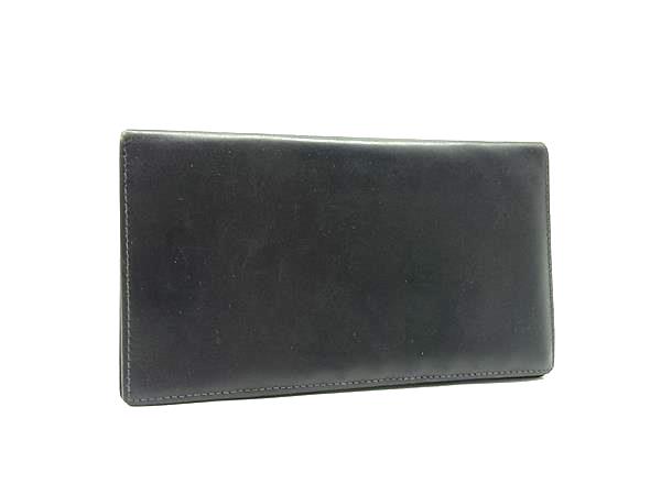 ETTINGER エッティンガー レザー 二つ折り 長財布 ウォレット 札入れ カード入れ メンズ ブラック系 DM8113