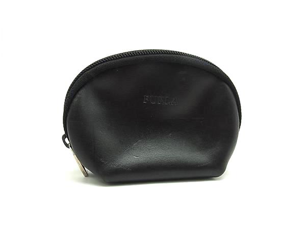FURLA フルラ レザー メイクポーチ マ