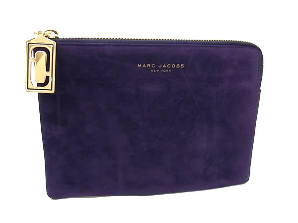 MARC JACOBS - ■美品■ MARC JACOBS マークジェイコブス スエード セカンドバッグ マルチポーチ マルチケース レディース パープル系 DN0342