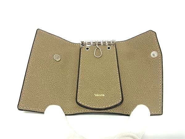 pleasure-Store　楽天市場店のValextra ヴァレクストラ レザー 6連 キーケース 鍵入れ メンズ レディース グレージュ系 DJ4921｜アングル3