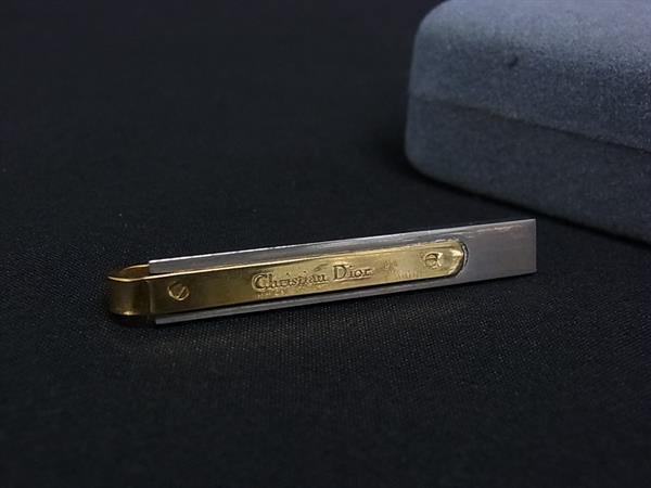 ChristianDior クリスチャンディオール ヴィンテージ ネクタイピン タイクリップ アクセサリー 紳士 メンズ ゴールド系 DN1649