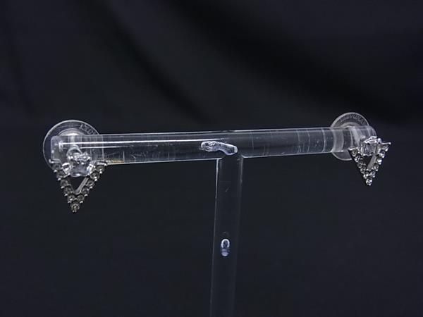 Other - ■美品■ SWAROVSKI スワロフスキー ラインストーン ピアス アクセサリー レディース シルバー系 DN1875