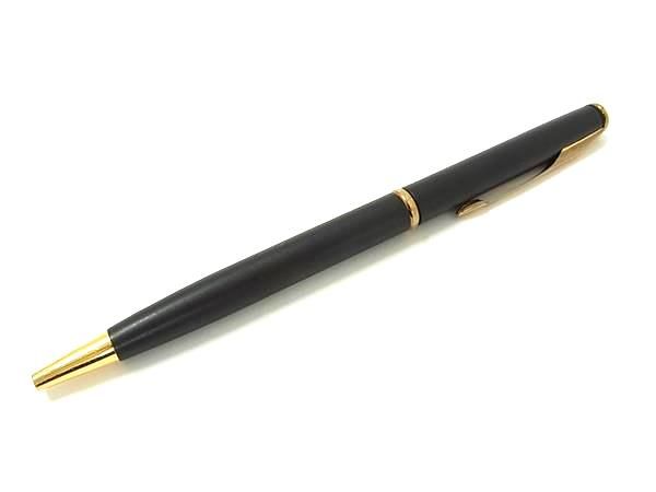 ■美品■ PARKER パーカー ツイスト式 ボールペン 筆記用具 文房具 ステーショナリー メンズ レディース ブラック系 DE8775