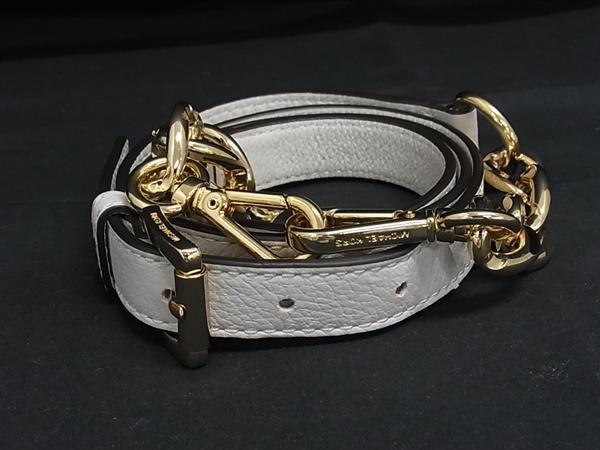 乐天商城 - ■美品■ MICHAEL KORS マイケルコース レザー バッグ用 ショルダーストラップ 斜め掛け 肩掛け アイボリー系 BS2242