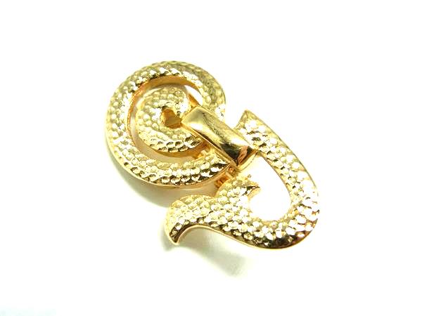 ■美品■ ChristianDior クリスチャンディオール 片耳のみ クリップ式 イヤリング アクセサリー レディース ゴールド系 DK4775