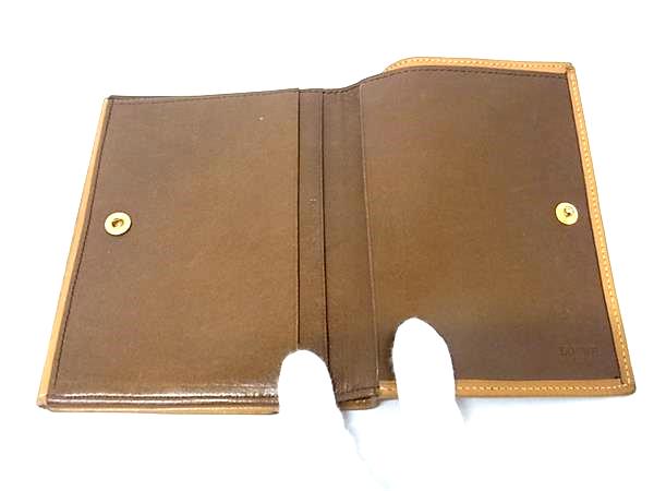 LOEWE ������ ���ʥ���� �쥶�� ����ޤ� ���� ������å� ������ �������� ��ǥ����� ��� �֥饦��� DK7653