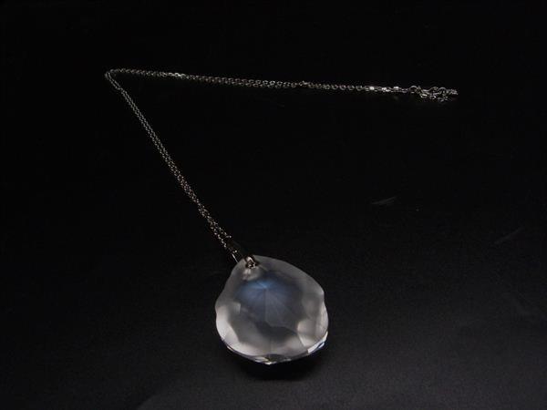 ■美品■ SWAROVSKI スワロフスキー クリスタル ネックレス ペンダント アクセサリー レディース シルバー系×クリア DN0964