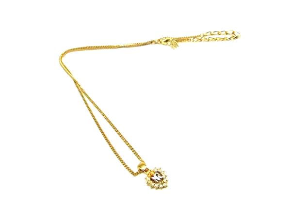 Other - ■美品■ NINA RICCI ニナリッチ ラインストーン ネックレス ペンダント アクセサリー レディース ゴールド系 DK4261