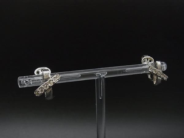 Hawaiian Jewelry - NINA RICCI ニナリッチ ラインストーン クリップ式 イヤリング アクセサリー レディース シルバー系 DM8272