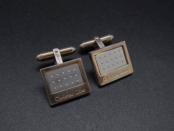ChristianDior クリスチャンディオール カフスボタン カフリンクス アクセサリー メンズ ゴールド系 DM8292