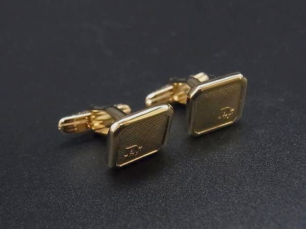 ■美品■ ChristianDior クリスチャンディオール カフスボタン カフリンクス アクセサリー メンズ ゴールド系 DM8320