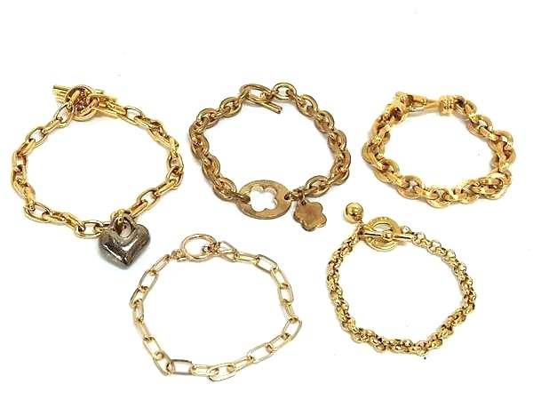 商品情報 ブランド名 PRIVATE LABEL プライベートレーベル 等 状態ランク Aランク(美品)～Bランク ライン カラーゴールド系 素材 サイズ(cm) サイズ(inch) ポケット 付属品画像内にあるものが全てになります シリアル及び刻印 状態まとめ売りの為、状態の詳細を省かせて頂きます。一部、擦れやくすみ等がある中古品となります。商品画像を参照下さい。ノークレーム、ノーリターンでお願い致します。気になる点は必ずご質問ください。簡易梱包で送らせていただきます。 □□□　状態ランクについて　□□□ 【N】　新品 【S】　未使用品（展示品など） 【A】　傷汚れが少なく状態の良い商品 【B】　程よい使用感や多少の傷、汚れはあるが程度良好の商品 【C】　使用感の他、目立つ傷や汚れが見れる商品 【D】　かなり大きな痛みがある難あり商品 ※記載させていただきました状態説明・ランクは、あくまで弊社基準にて判断したものとなります。 その為、個人差による主観の差が生じる場合も御座いますので、あらかじめご了承頂いた上で、ご検討下さいませ。 pleasure（株式会社peace）が販売しています。 出品中の商品につきましては全て正規品(本物）でございます。 （古物許可証第305521507463東京都公安委員会）