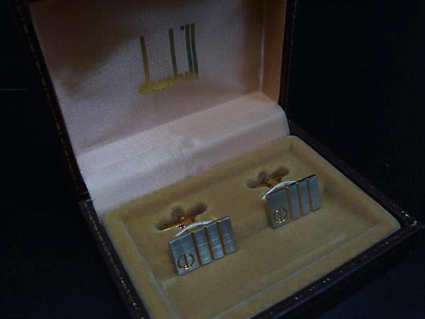 Hawaiian Jewelry - ■美品■ dunhill ダンヒル カフスボタン カフリンクス アクセサリー 紳士 メンズ シルバー系×ゴールド系 DH0964