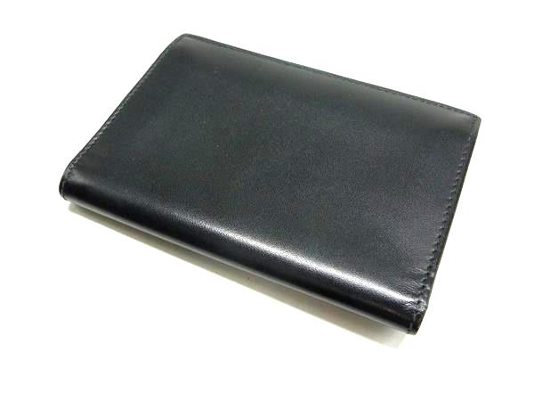 ■美品■ dunhill ダンヒル コンフィデンシャル レザー 名刺入れ 名刺ケース カードケース カード入れ 紳士 メンズ ブラック系 DH8143