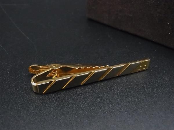 ChristianDior クリスチャンディオール タイクリップ ネクタイピン アクセサリー シルバー系×ゴールド系 DM8385