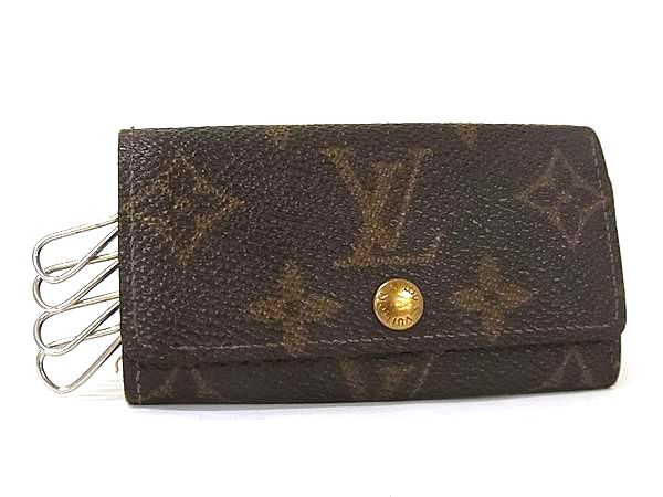 Rakuten - LOUIS VUITTON ルイヴィトン M62631 モノグラム ミュルティクレ4 4連 キーケース 鍵入れ レディース メンズ ブラウン系 DN2773