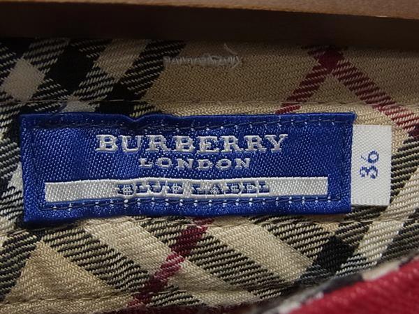 美品 BURBERRY バーバリー ブルーレーベル コットン×ポリウレタン デニム ジーンズ ボトムス サイズ 36 洋服 レッ ypeace2015-10063426 pleasure-Store 楽天市場店 サンプル画像3