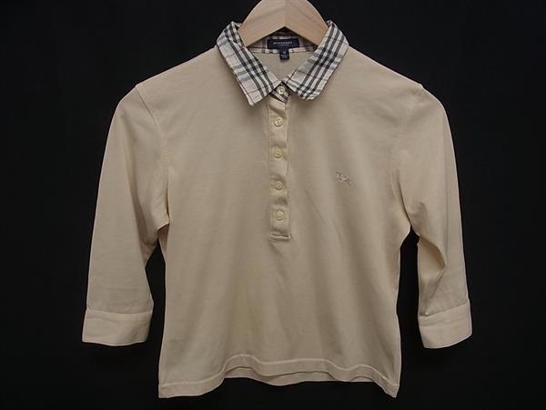 BURBERRY バーバリー コットン100％ トップス 長袖 表記サイズM 洋服 レディース ベージュ系 DK7508
